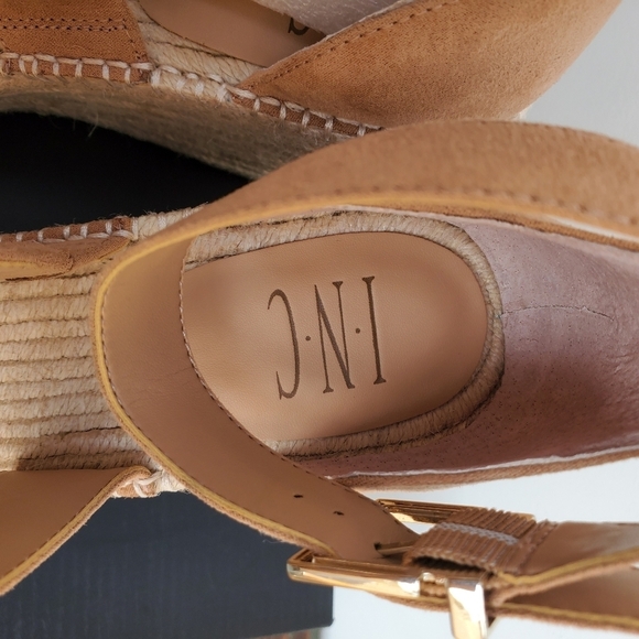 Inc. Women's Espadrille Strap Wedge Sandal Sz 10 - Picture 11 of 15